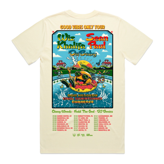 Good Vibes Only Tour Poster Shirt
