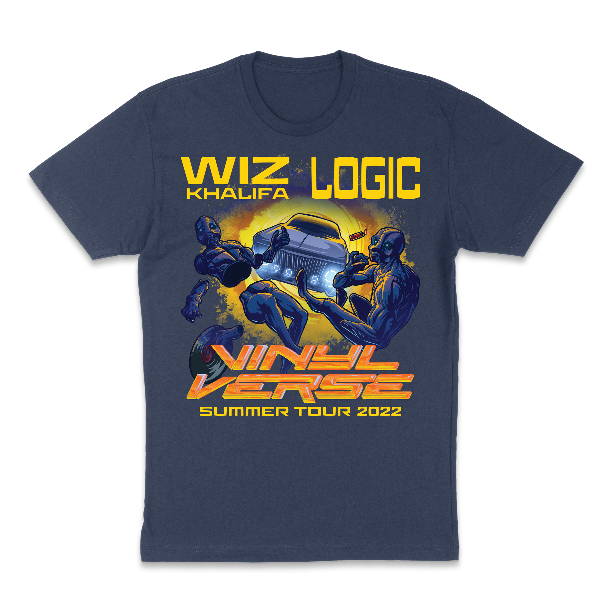 Vinyl Verse Tour Wiz & Logic Collab T-Shirt