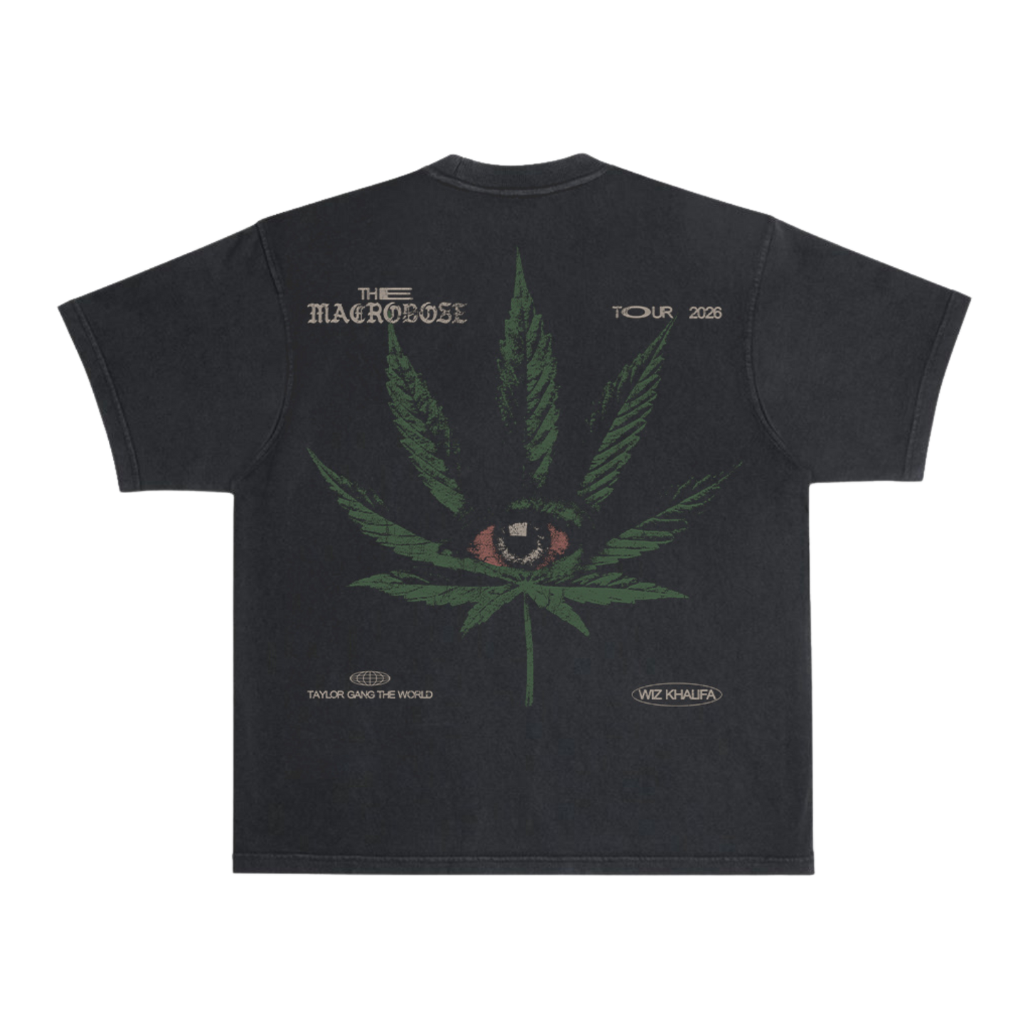Macrodose Seeing Eye Leaf Tee