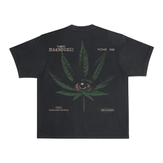 Macrodose Seeing Eye Leaf Tee