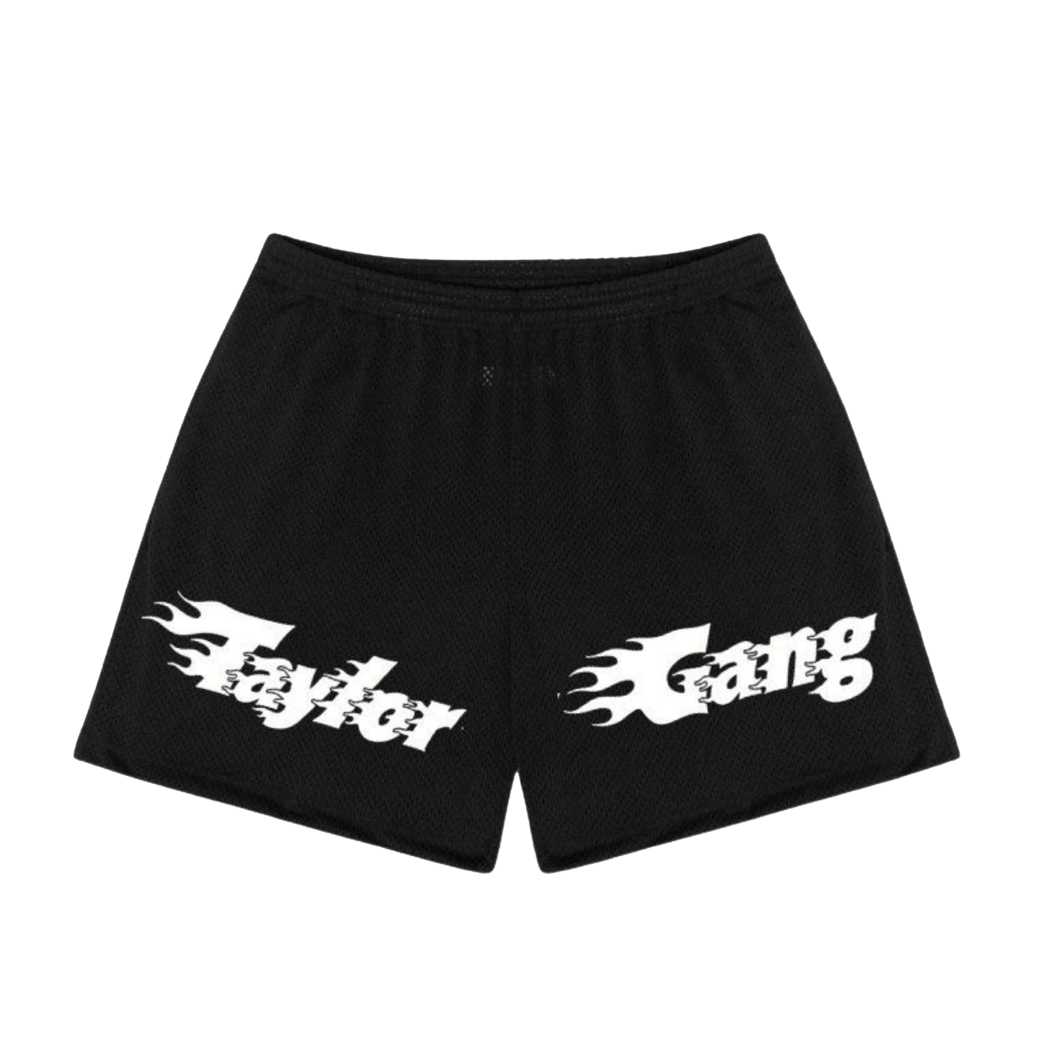 Mesh Flame Logo Shorts