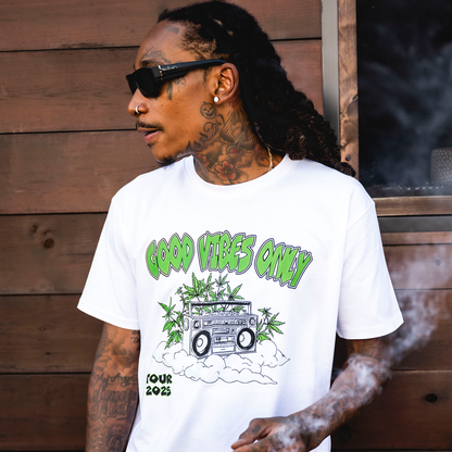 Good Vibes Only Tour Stereo Tee – Wiz Khalifa