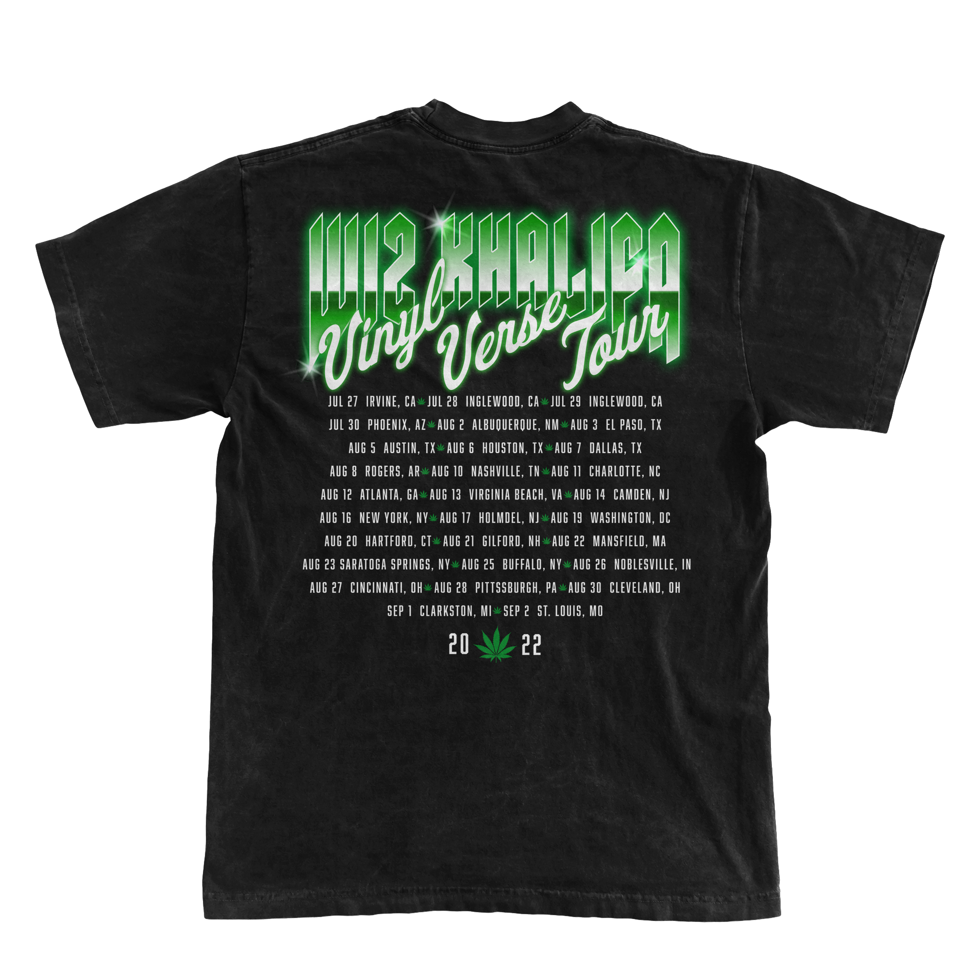 Wiz Khalifa Leaf Tour T-Shirt